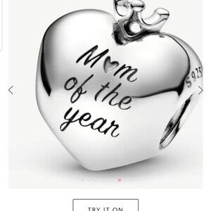 Pandora Mom Of The Year Heart Charm